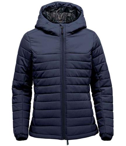 Stormtech Ladies Nautilus Quilted Hooded Jacket - NAV - XS